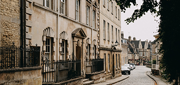Outside Orion House at Barn Hill, Stamford, Lincolnshire.